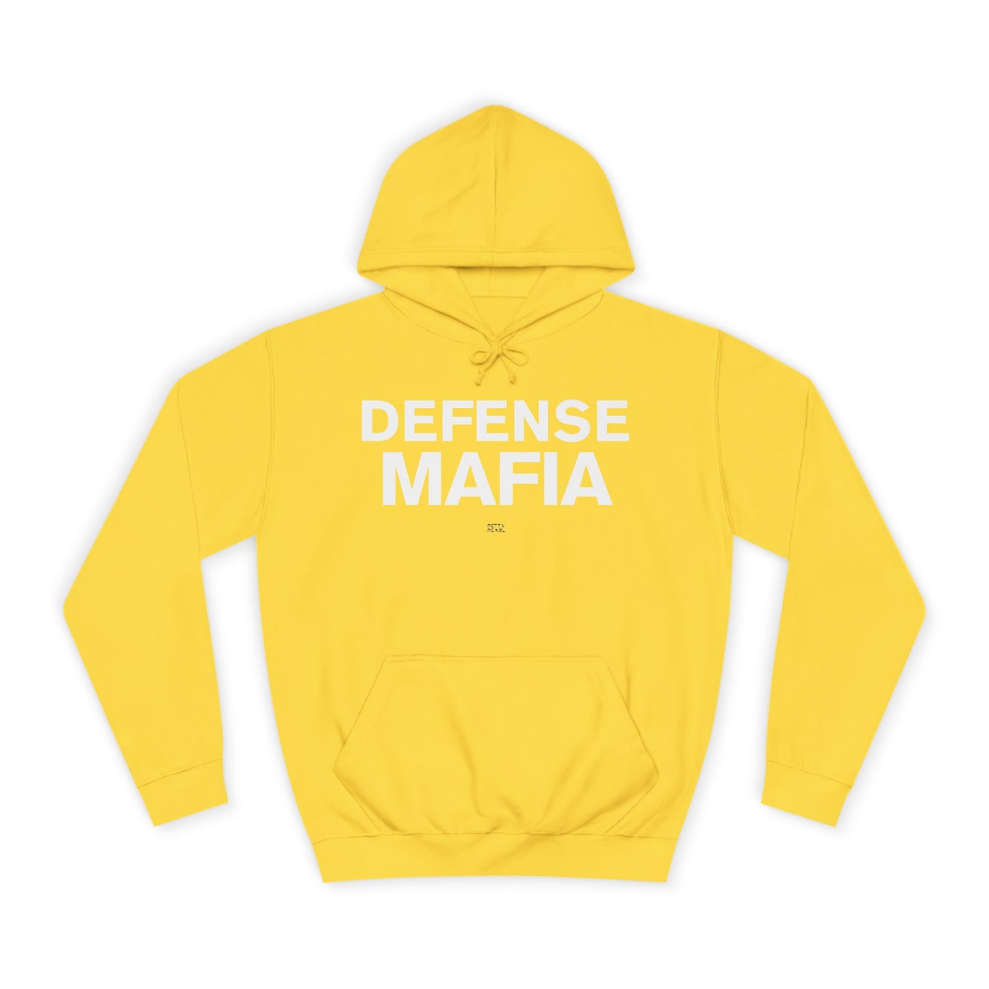 Defense Mafia Unisex College Hoodie - Cozy Sweatshirt for School, Lounge Wear, Gift for Students, Casual Outfit, Trendy Apparel