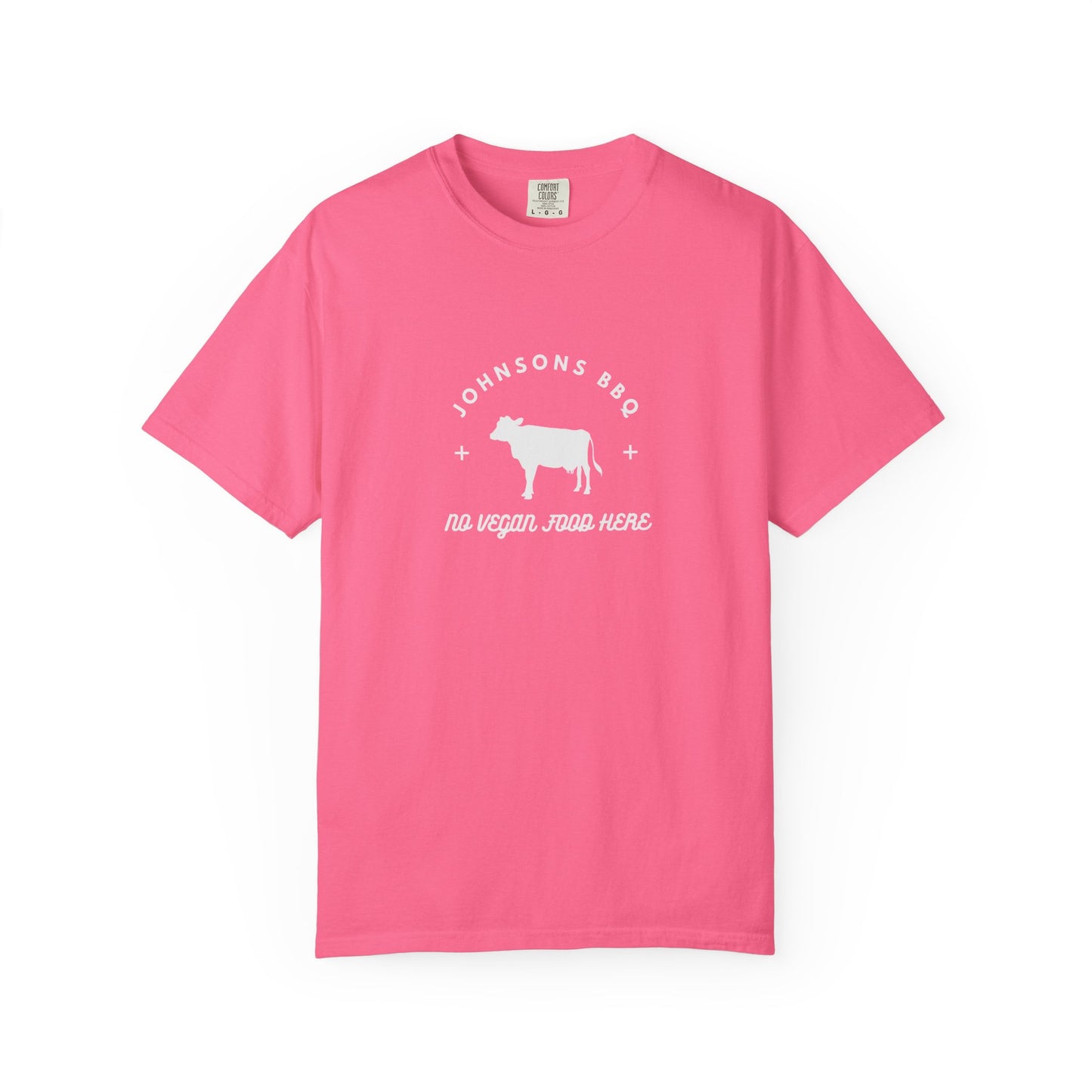 BBQ Lovers Unisex T-Shirt, Funny BBQ Shirt, Grilling Enthusiast Gift, Summer Cookout Apparel, No Vegan Food Here Tee