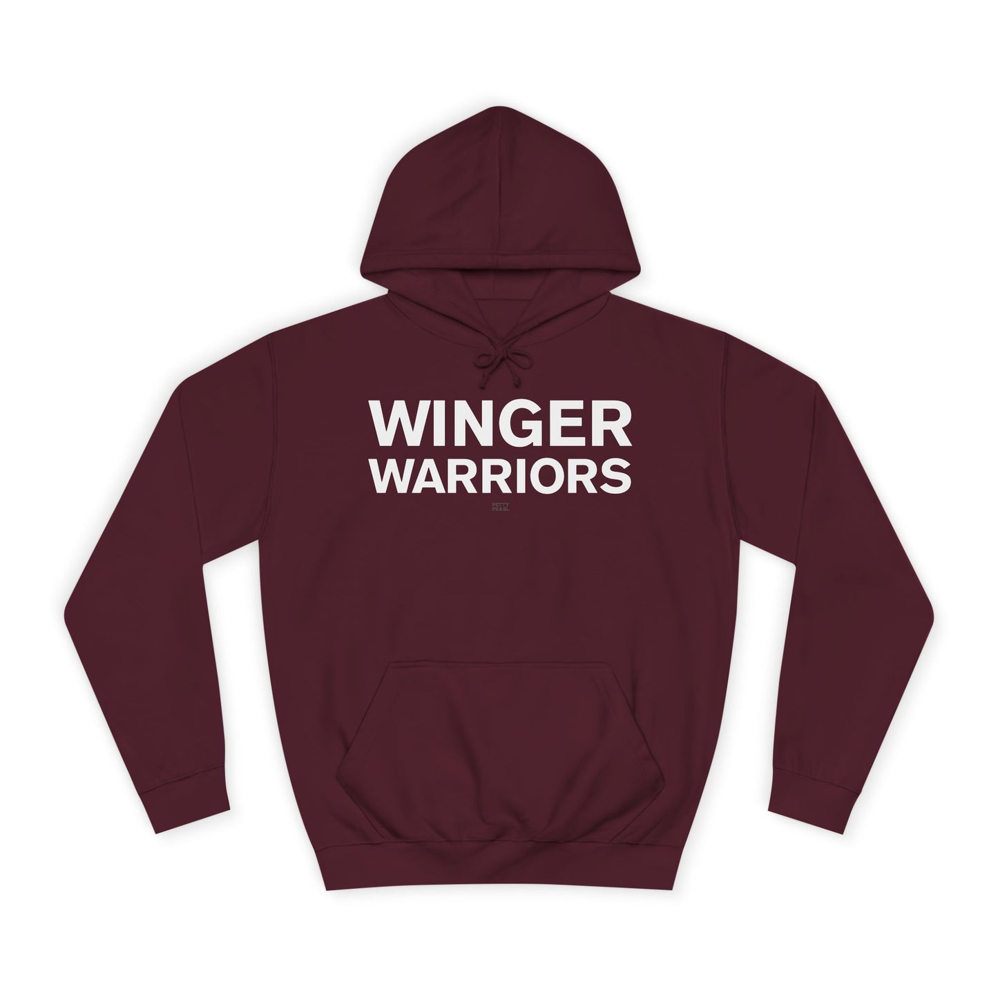 Winger Warriors Unisex College Hoodie - Cozy Athletic Sweatshirt, College Apparel, Team Gear, Gift for Students, Sporty Casual Wear