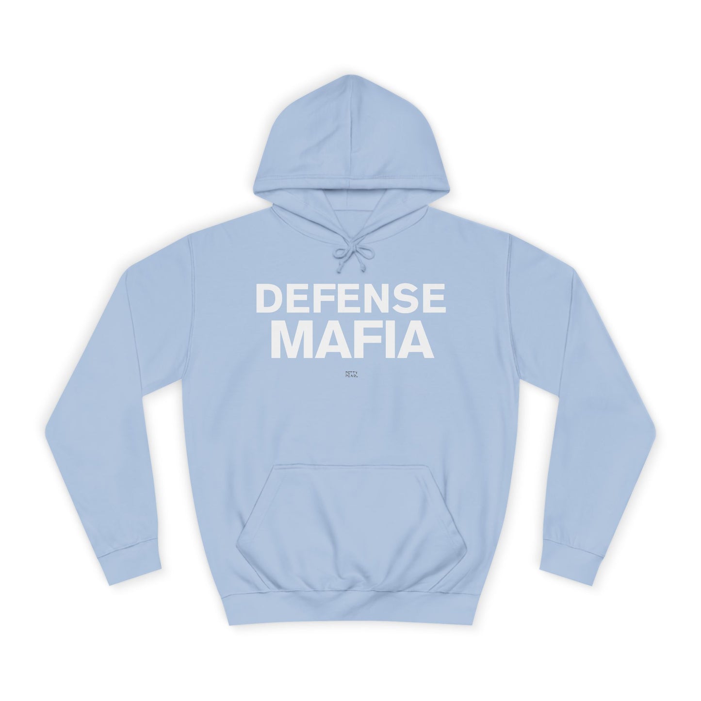 Defense Mafia Unisex College Hoodie - Cozy Sweatshirt for School, Lounge Wear, Gift for Students, Casual Outfit, Trendy Apparel