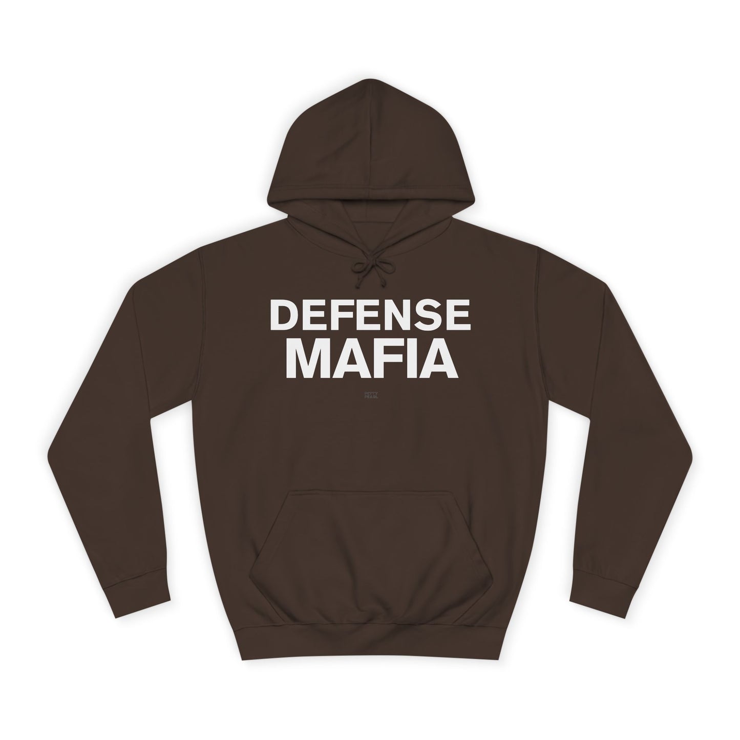 Defense Mafia Unisex College Hoodie - Cozy Sweatshirt for School, Lounge Wear, Gift for Students, Casual Outfit, Trendy Apparel