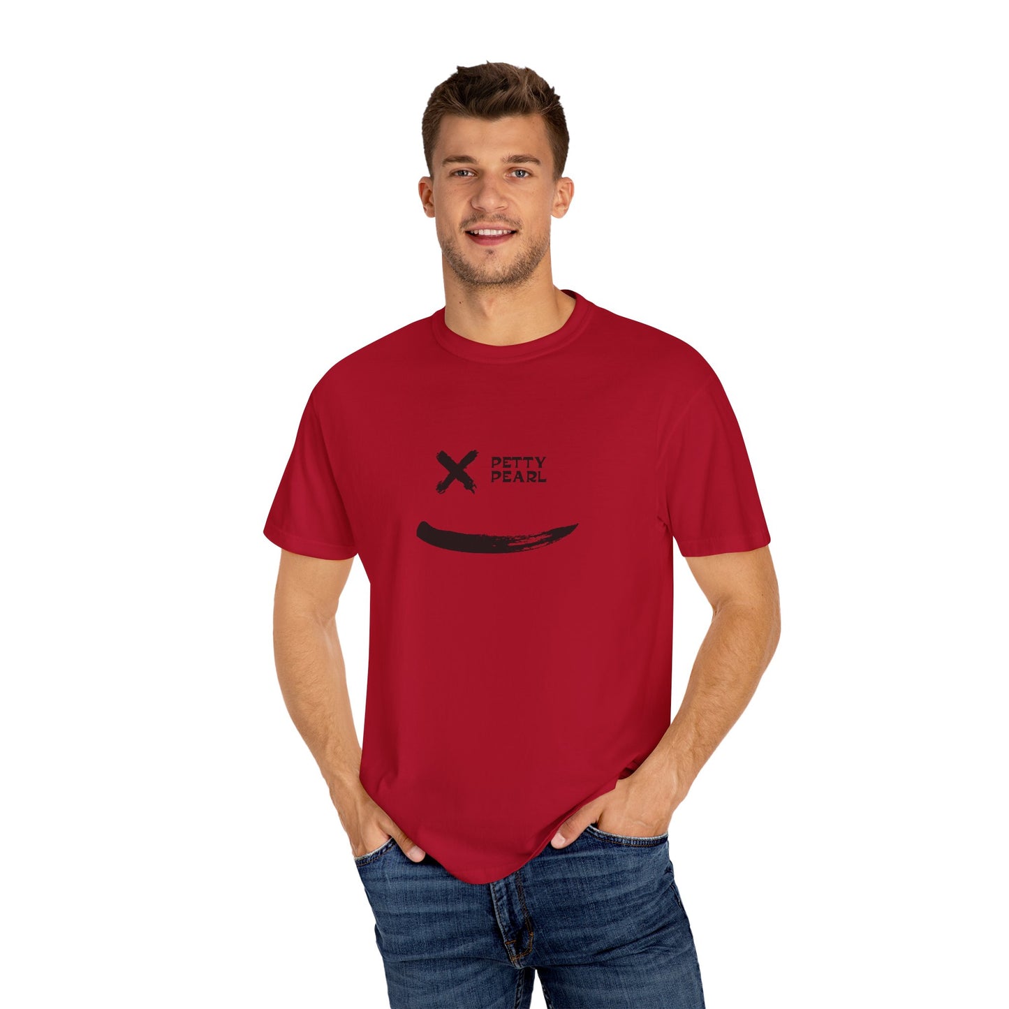 Garment-Dyed T-Shirt with Minimalist Design - Casual Wear, Outdoor Adventure, Gift for Friends, Summer Essentials, Graphic Tee
