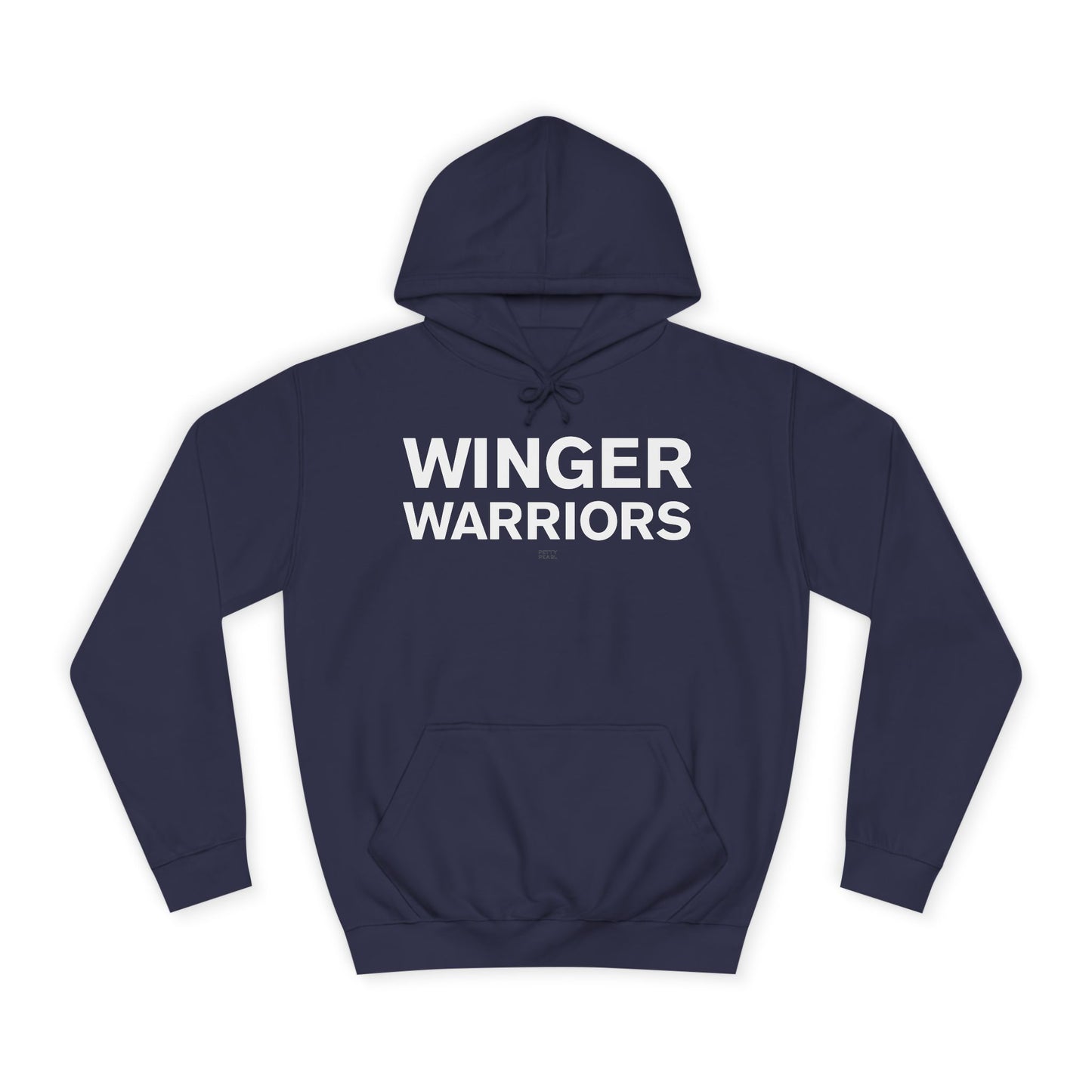 Winger Warriors Unisex College Hoodie - Cozy Athletic Sweatshirt, College Apparel, Team Gear, Gift for Students, Sporty Casual Wear