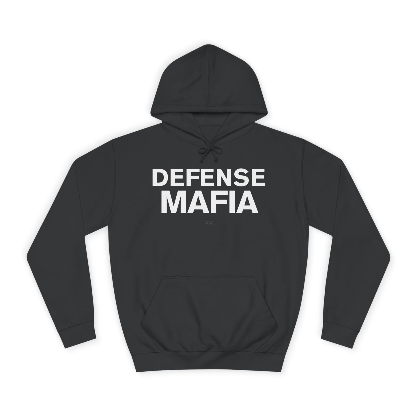 Defense Mafia Unisex College Hoodie - Cozy Sweatshirt for School, Lounge Wear, Gift for Students, Casual Outfit, Trendy Apparel
