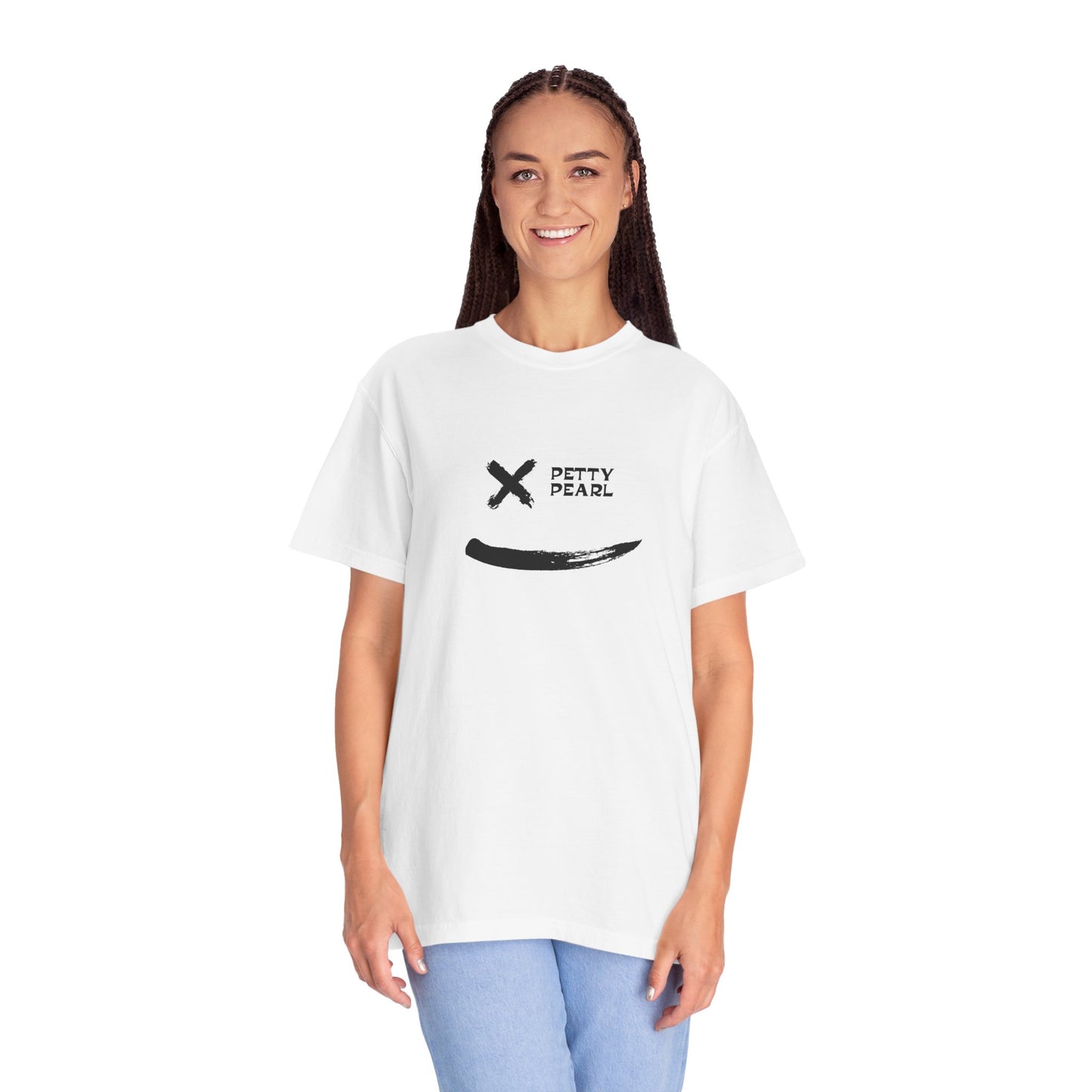 Garment-Dyed T-Shirt with Minimalist Design - Casual Wear, Outdoor Adventure, Gift for Friends, Summer Essentials, Graphic Tee