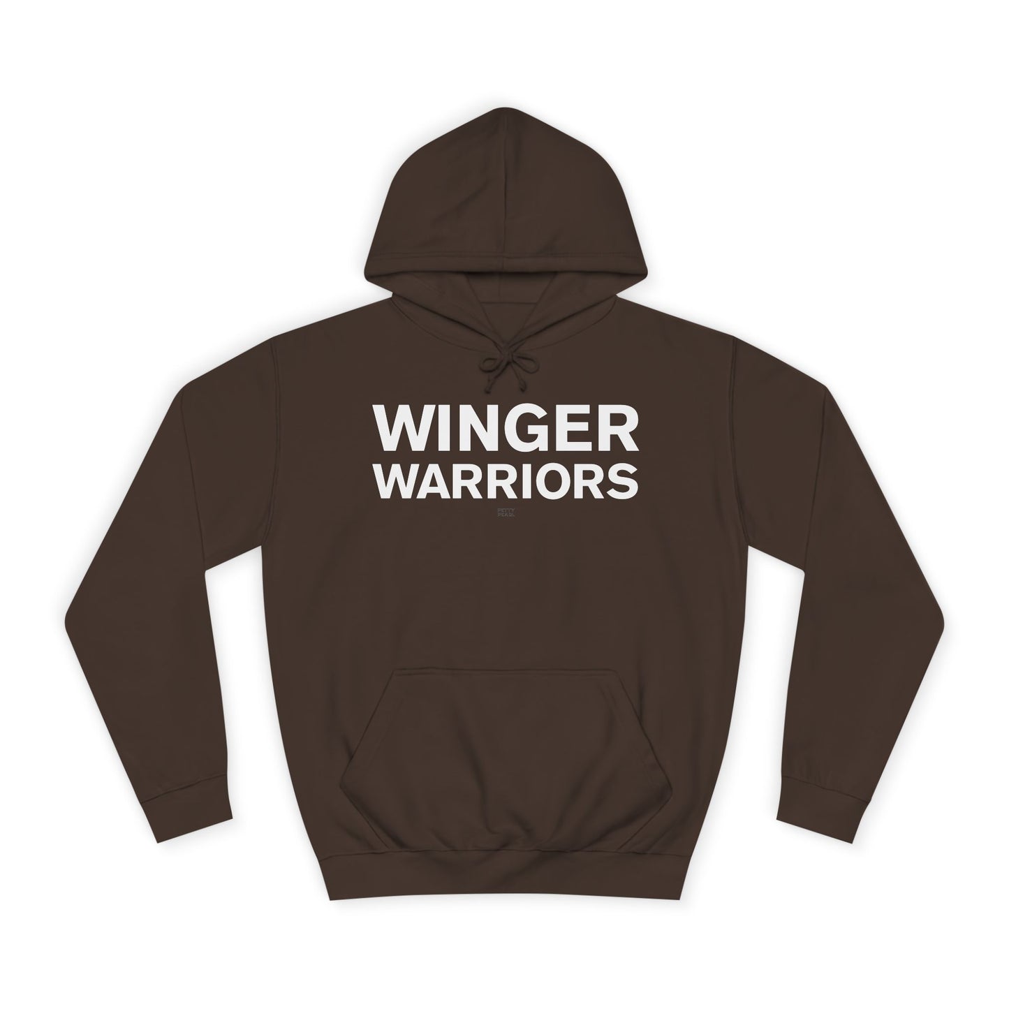 Winger Warriors Unisex College Hoodie - Cozy Athletic Sweatshirt, College Apparel, Team Gear, Gift for Students, Sporty Casual Wear