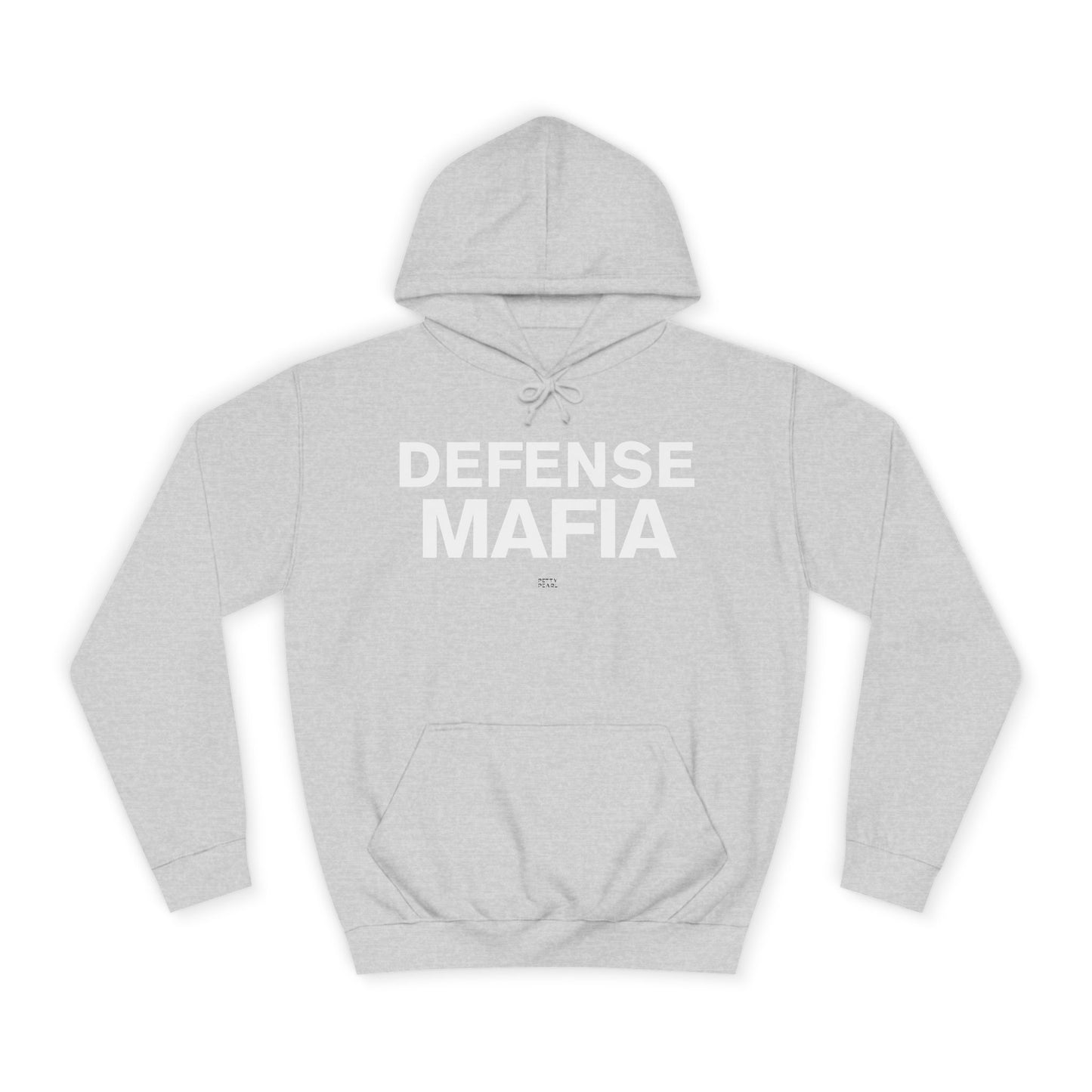 Defense Mafia Unisex College Hoodie - Cozy Sweatshirt for School, Lounge Wear, Gift for Students, Casual Outfit, Trendy Apparel