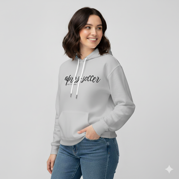 Après-Soccer Sweatshirt, Casual Wear, Sports Hoodie, Gift for Soccer Lovers, Everyday Fashion