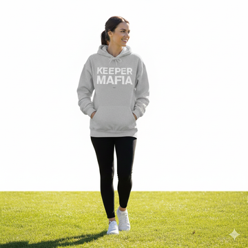 Keeper Mafia Hoodie, Unisex Heavy Blend Sweatshirt, Trendy Graphic Hoodie, Casual Gift for Friends, Perfect for Cozy Evenings