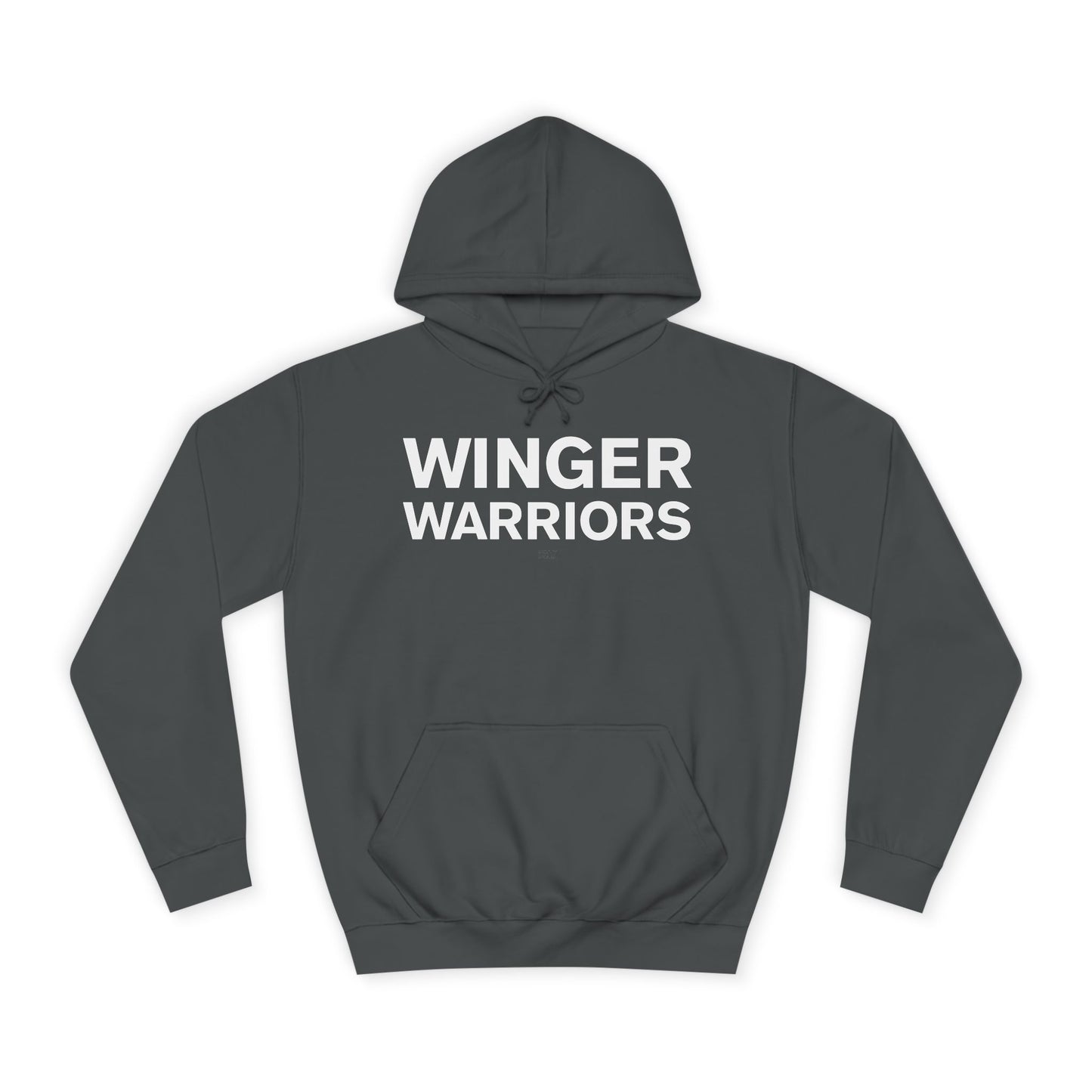 Winger Warriors Unisex College Hoodie - Cozy Athletic Sweatshirt, College Apparel, Team Gear, Gift for Students, Sporty Casual Wear