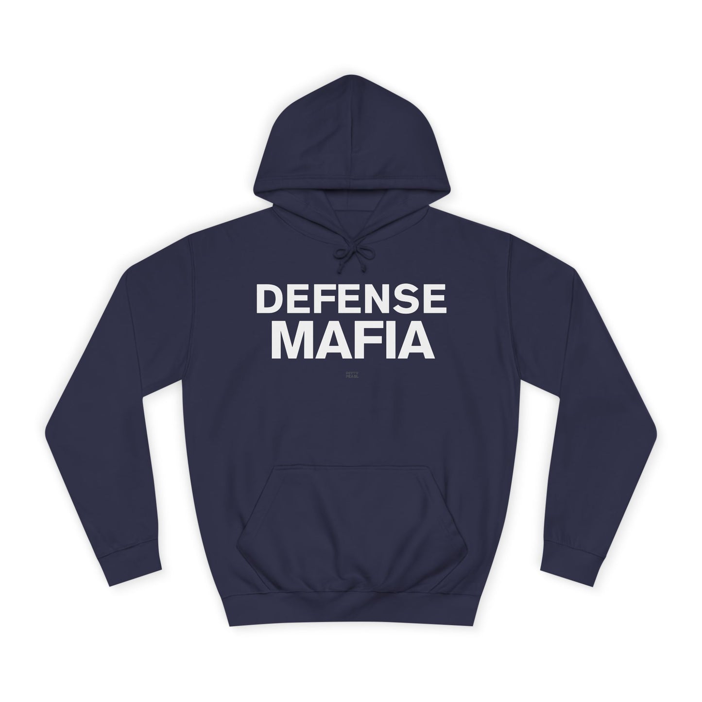 Defense Mafia Unisex College Hoodie - Cozy Sweatshirt for School, Lounge Wear, Gift for Students, Casual Outfit, Trendy Apparel