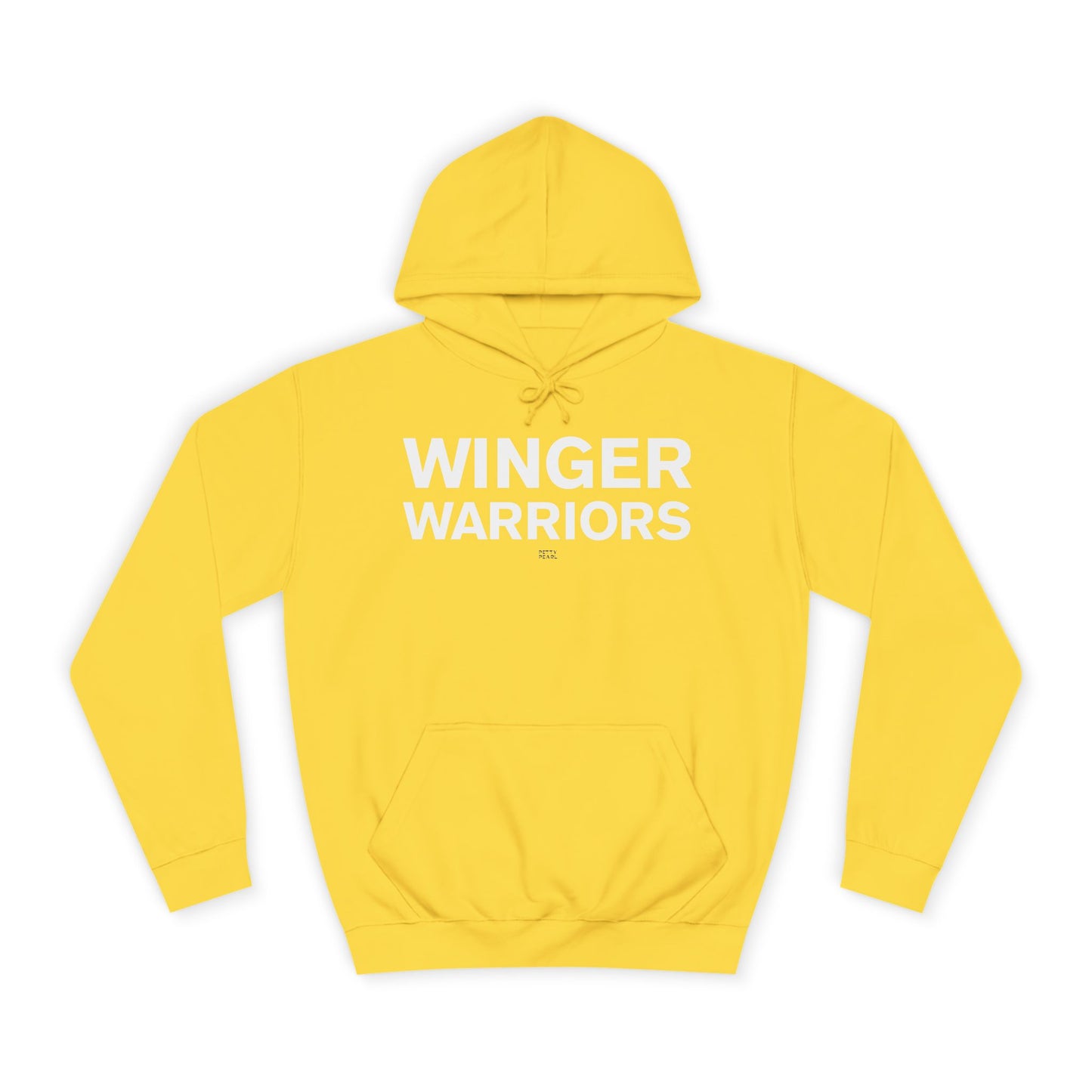 Winger Warriors Unisex College Hoodie - Cozy Athletic Sweatshirt, College Apparel, Team Gear, Gift for Students, Sporty Casual Wear