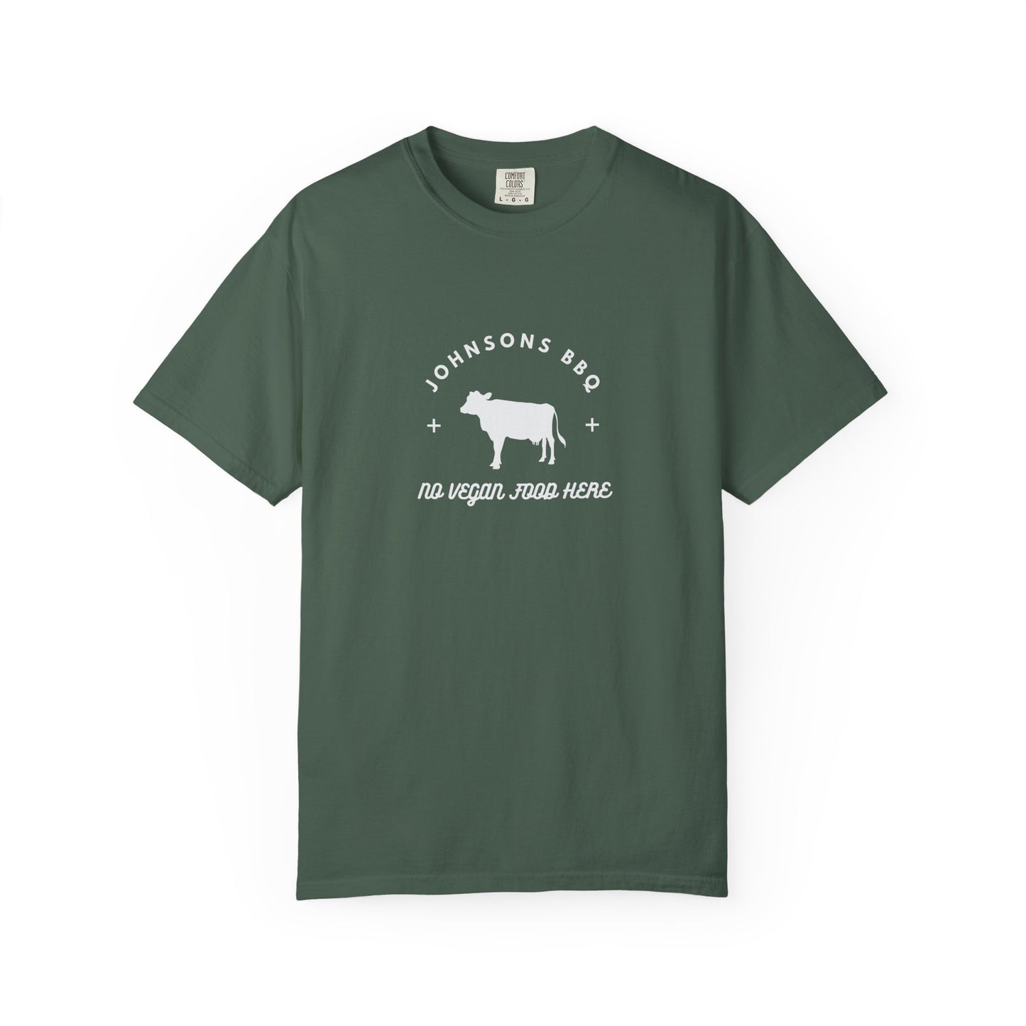 BBQ Lovers Unisex T-Shirt, Funny BBQ Shirt, Grilling Enthusiast Gift, Summer Cookout Apparel, No Vegan Food Here Tee