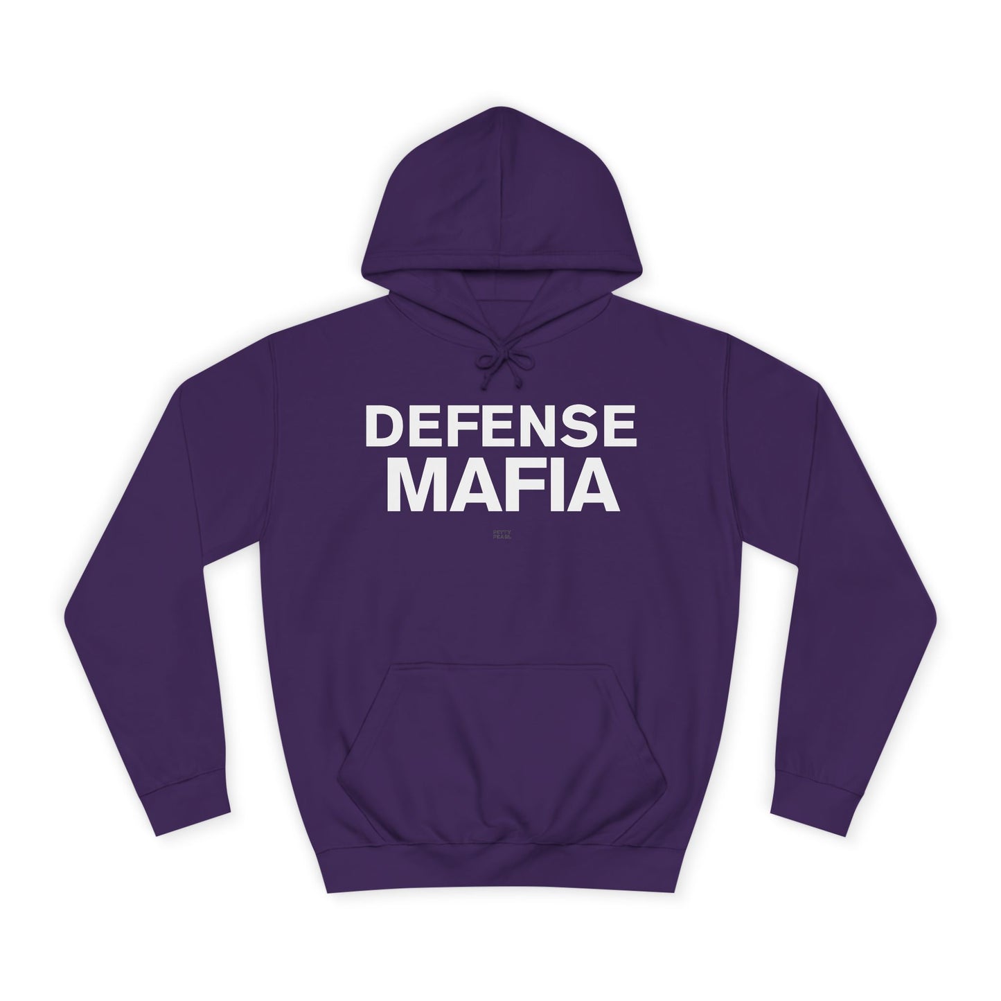 Defense Mafia Unisex College Hoodie - Cozy Sweatshirt for School, Lounge Wear, Gift for Students, Casual Outfit, Trendy Apparel