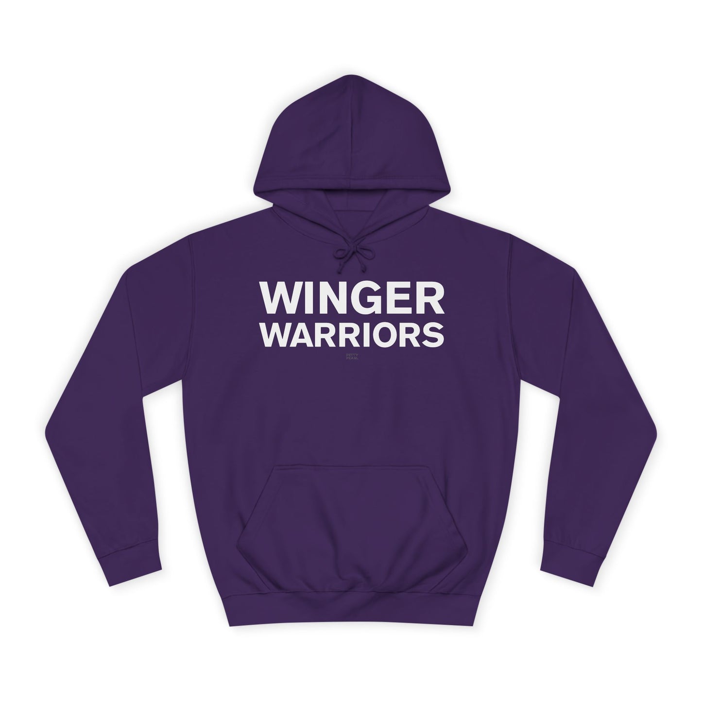 Winger Warriors Unisex College Hoodie - Cozy Athletic Sweatshirt, College Apparel, Team Gear, Gift for Students, Sporty Casual Wear