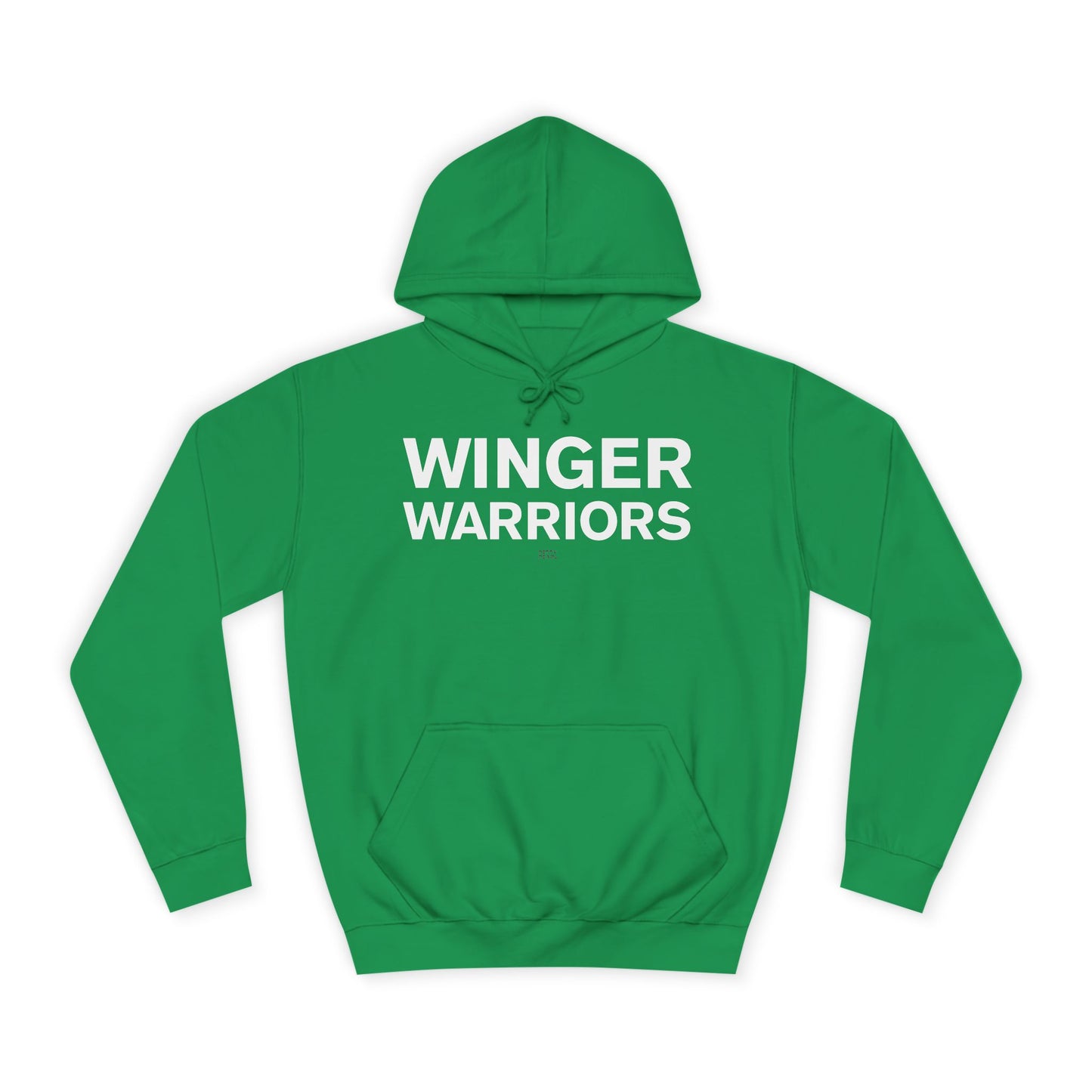 Winger Warriors Unisex College Hoodie - Cozy Athletic Sweatshirt, College Apparel, Team Gear, Gift for Students, Sporty Casual Wear