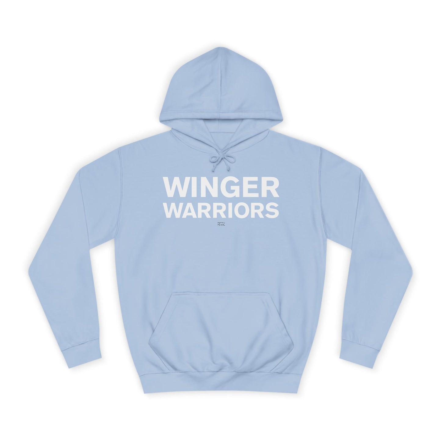 Winger Warriors Unisex College Hoodie - Cozy Athletic Sweatshirt, College Apparel, Team Gear, Gift for Students, Sporty Casual Wear
