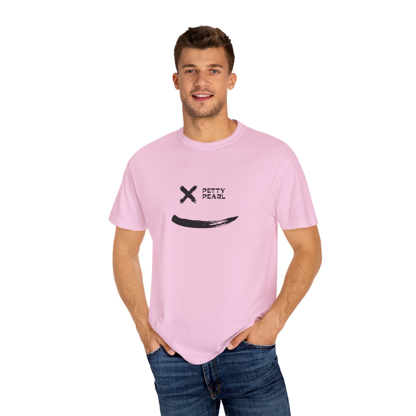 Garment-Dyed T-Shirt with Minimalist Design - Casual Wear, Outdoor Adventure, Gift for Friends, Summer Essentials, Graphic Tee