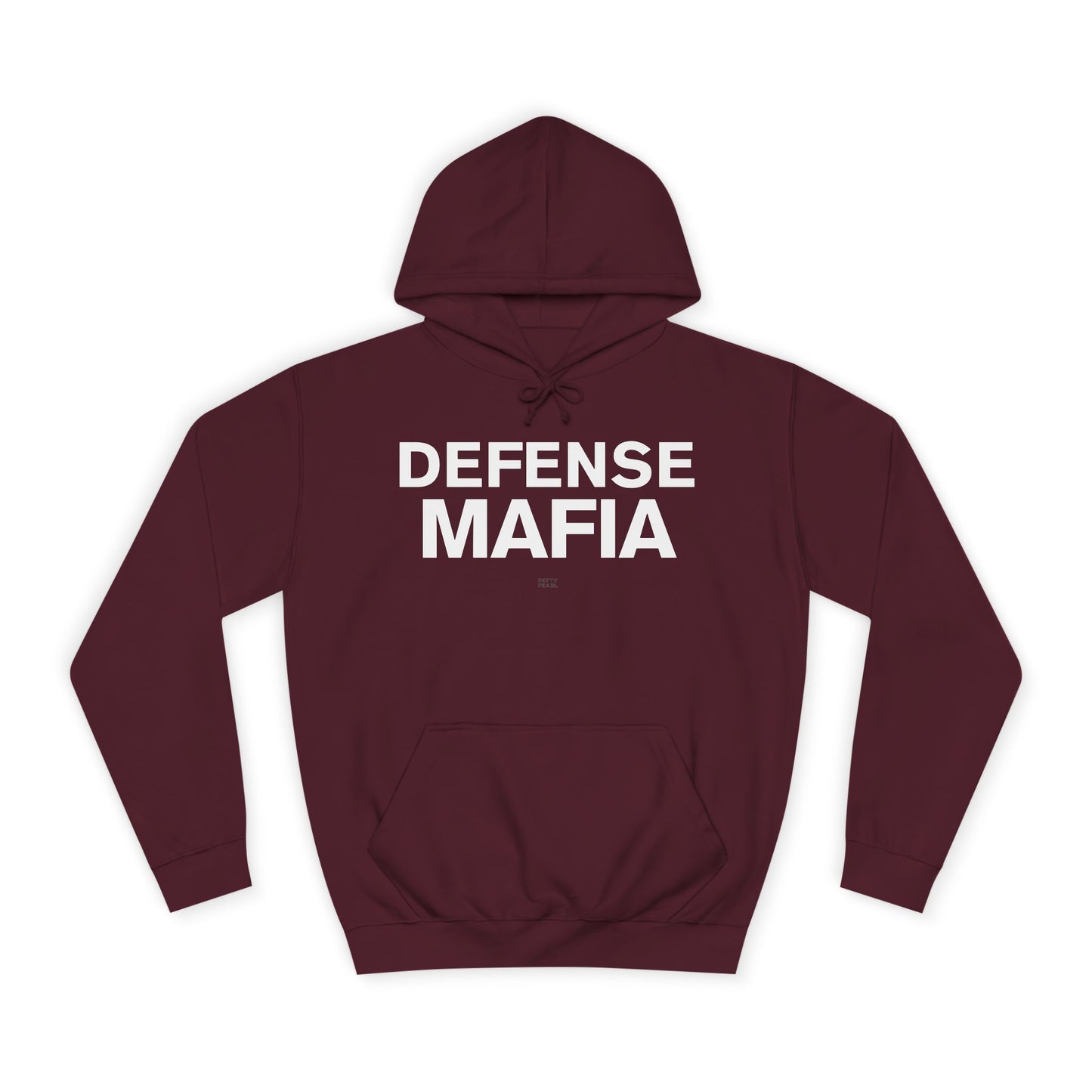 Defense Mafia Unisex College Hoodie - Cozy Sweatshirt for School, Lounge Wear, Gift for Students, Casual Outfit, Trendy Apparel