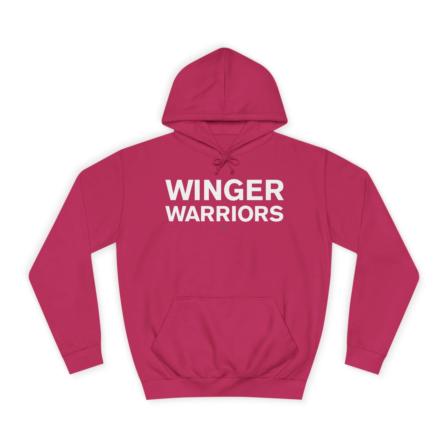 Winger Warriors Unisex College Hoodie - Cozy Athletic Sweatshirt, College Apparel, Team Gear, Gift for Students, Sporty Casual Wear