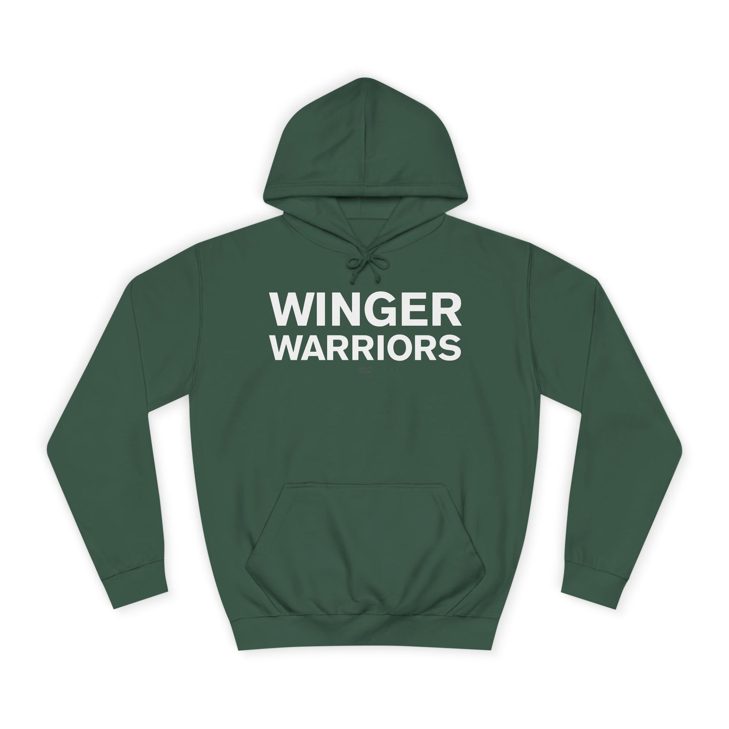 Winger Warriors Unisex College Hoodie - Cozy Athletic Sweatshirt, College Apparel, Team Gear, Gift for Students, Sporty Casual Wear