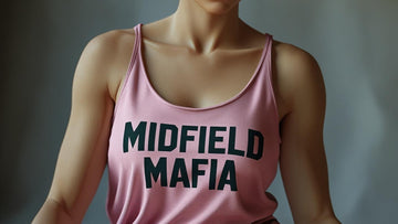 Midfield Mafia Women's Racerback Tank - Perfect for Workouts, Casual Days, Sports Events, Gym Wear, Summer Fashion