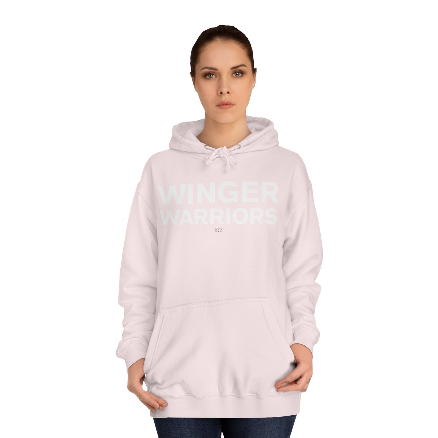Winger Warriors Unisex College Hoodie - Cozy Athletic Sweatshirt, College Apparel, Team Gear, Gift for Students, Sporty Casual Wear