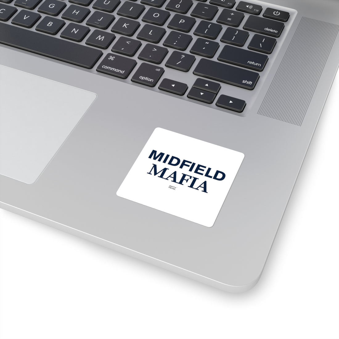 Midfield Mafia Square Stickers | Fun Laptop Decals, Car Stickers, Gift for Sports Fans, Team Pride Accessories, Customizable Decor