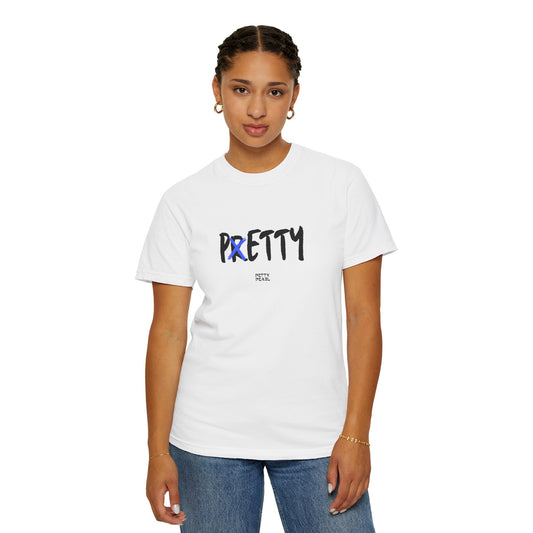 Pretty Unisex Garment-Dyed T-Shirt, Casual Wear, Gift for Her, Statement Tee, Birthday Gift, Everyday Comfort